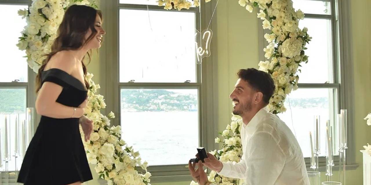 Nişan sonrası soluğu orada aldılar! Samet Akaydin paylaştı Hazal Çağlar aşkını haykırdı