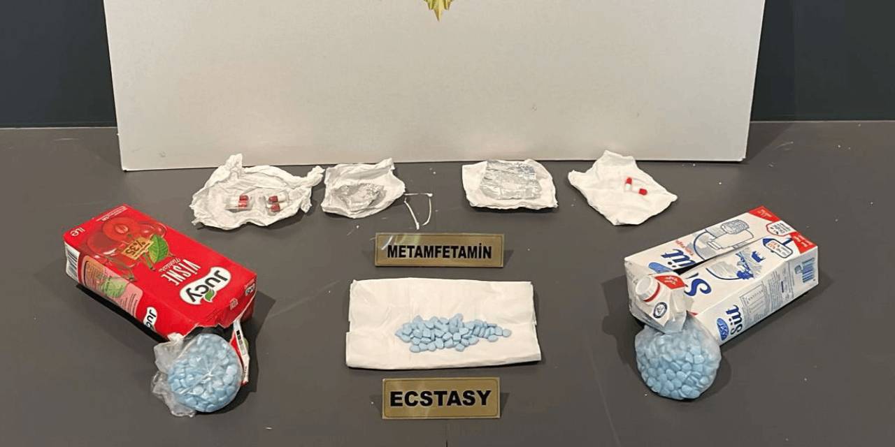 Meyve suyu ve süt kutusunda uyuşturucu ele geçirildi: 2 gözaltı