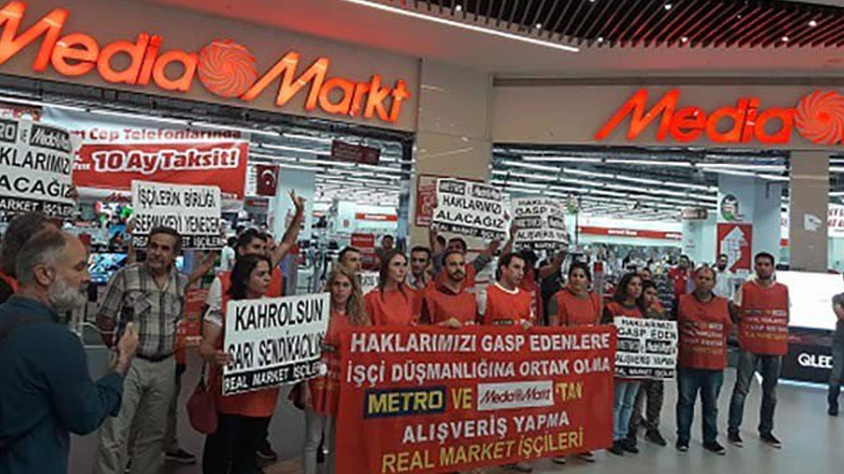 22 aydır direnen Real işçilerinden boykot çağrısı