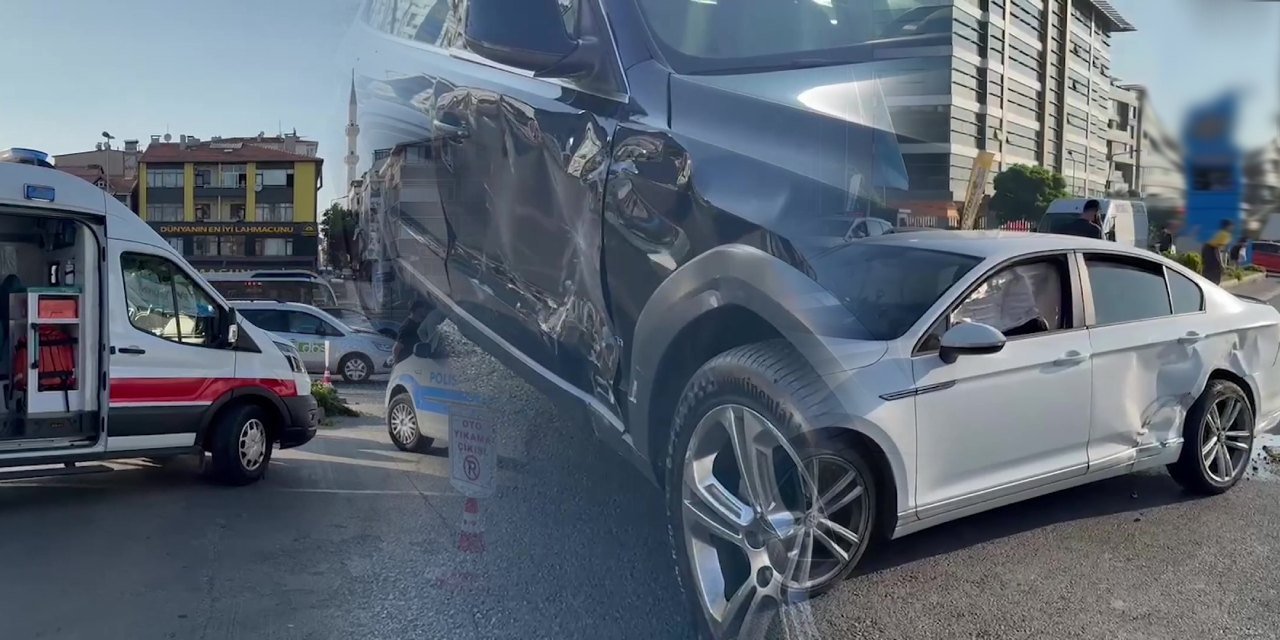 Bakırköy'deki zincirleme trafik kazasında 3 kişi yaralandı