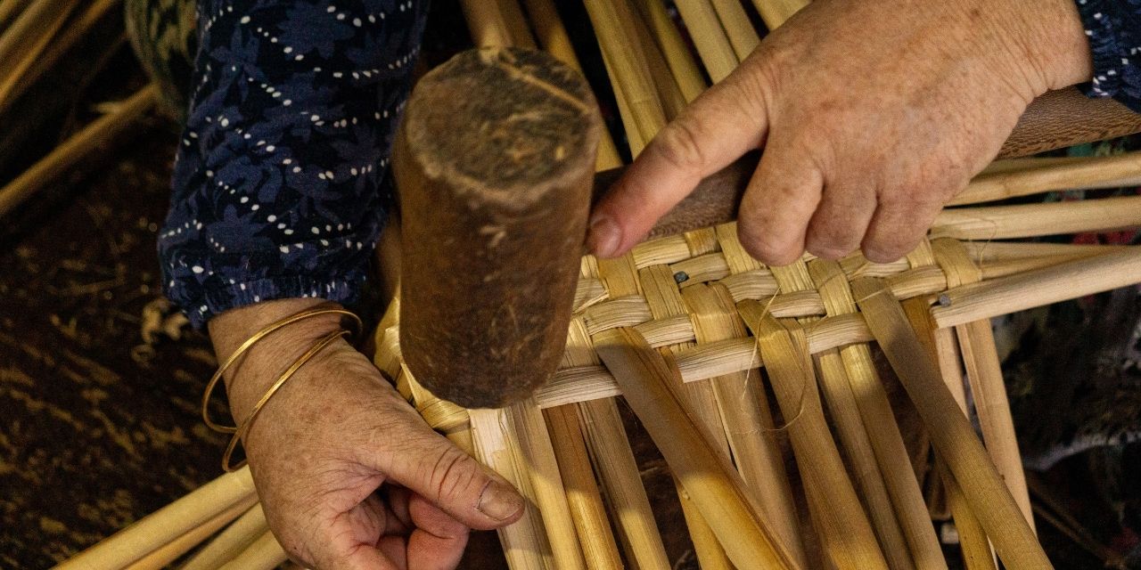 Biga’nın emekçi kadınları hasır ürünlerle Türkiye pazarında
