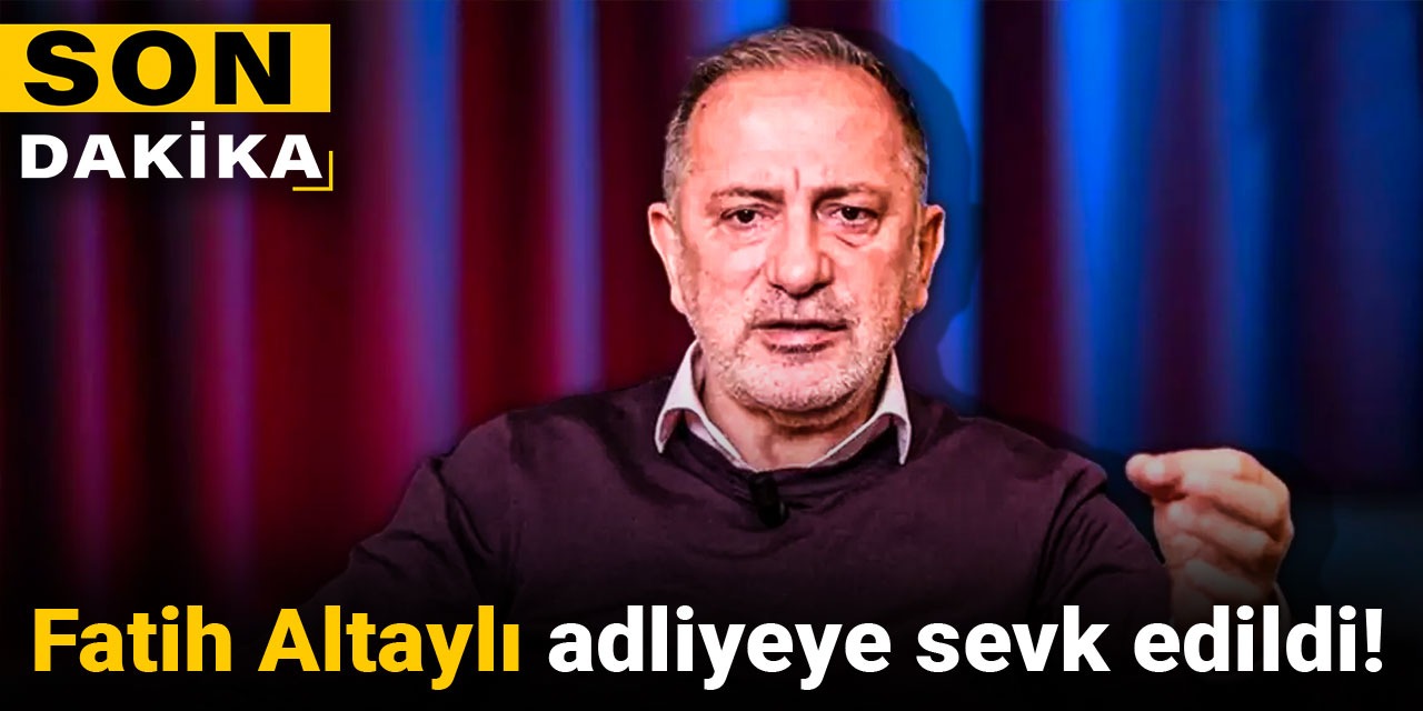 Gazeteci Fatih Altaylı adliyeye sevk edildi