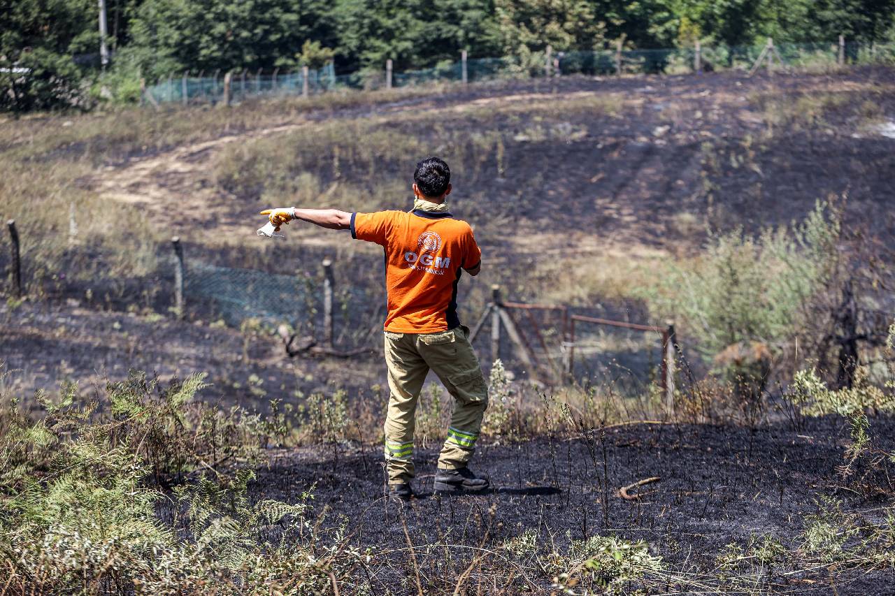 Yerleşim yerlerine tehdit oluşturan yangın Bursa’da kontrol altına alındı