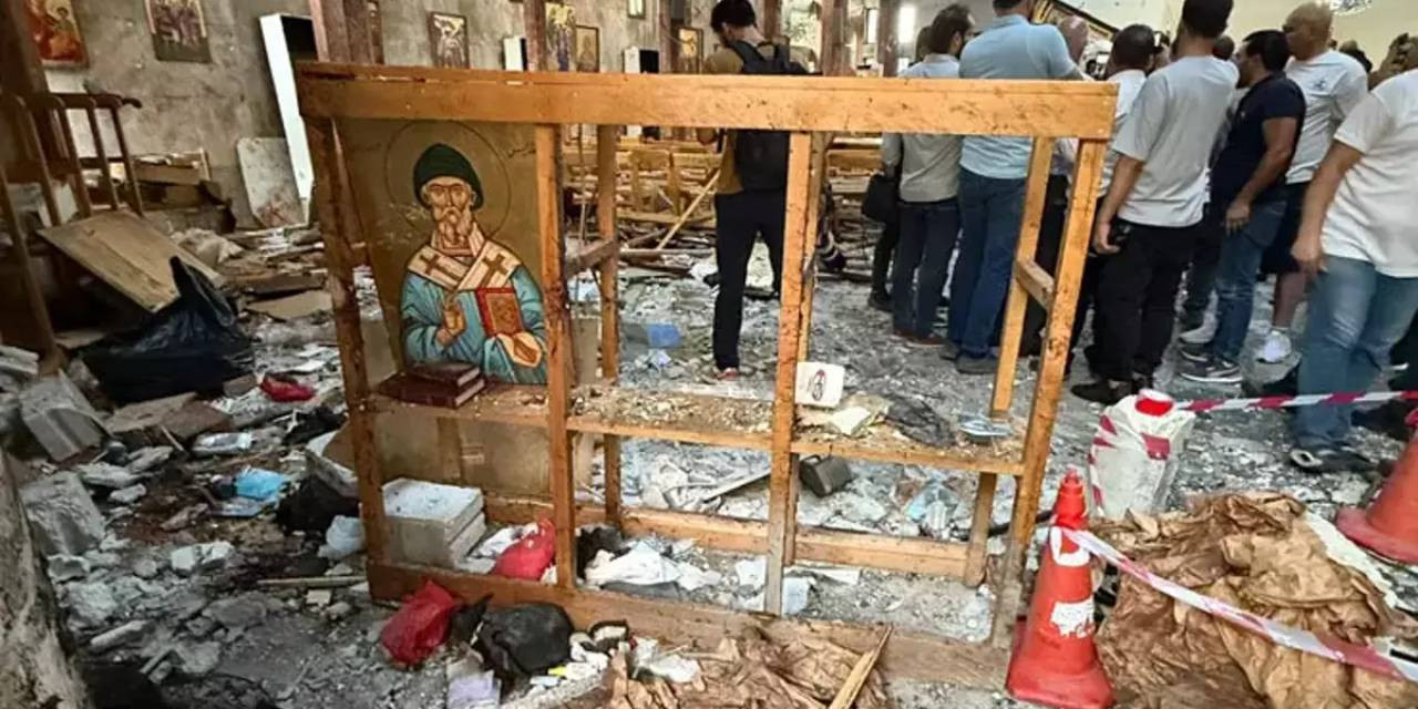 Şam'da kilisede patlama! Çok sayıda ölü var