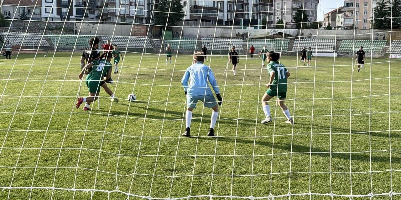 Milli takım Kırşehir'de maç yaptı