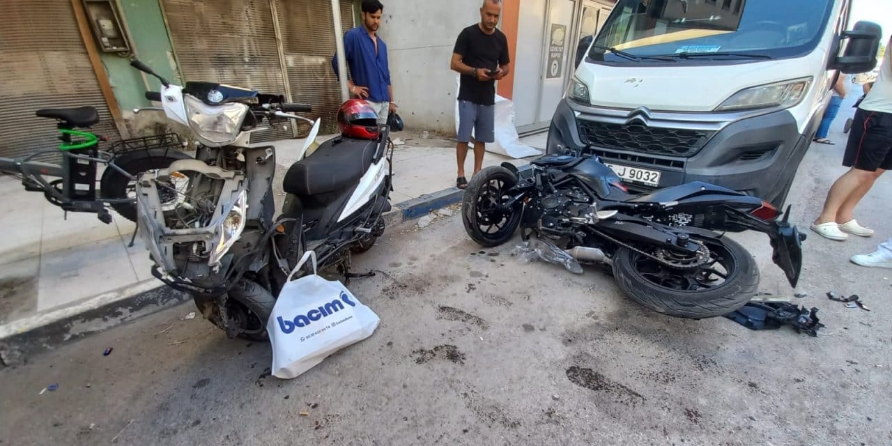 Otomobil 2 motosikleti biçip kaçtı: Polis her yerde arıyor