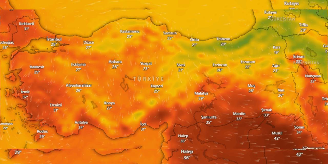 Sabah başlayacak öğlen yayılacak: O bölge bugün kavrulacak