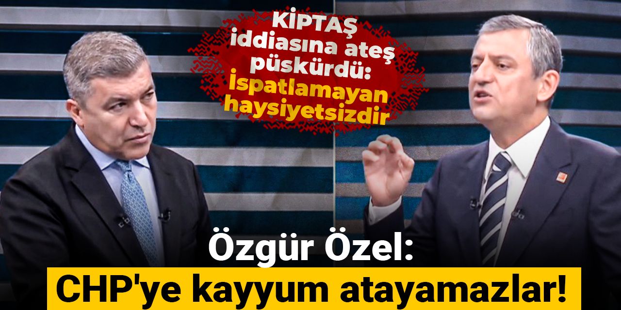 Akşam mitingdeydi şimdi Halk TV'de! Özgür Özel, İsmail Küçükkaya'nın sorularını yanıtlıyor