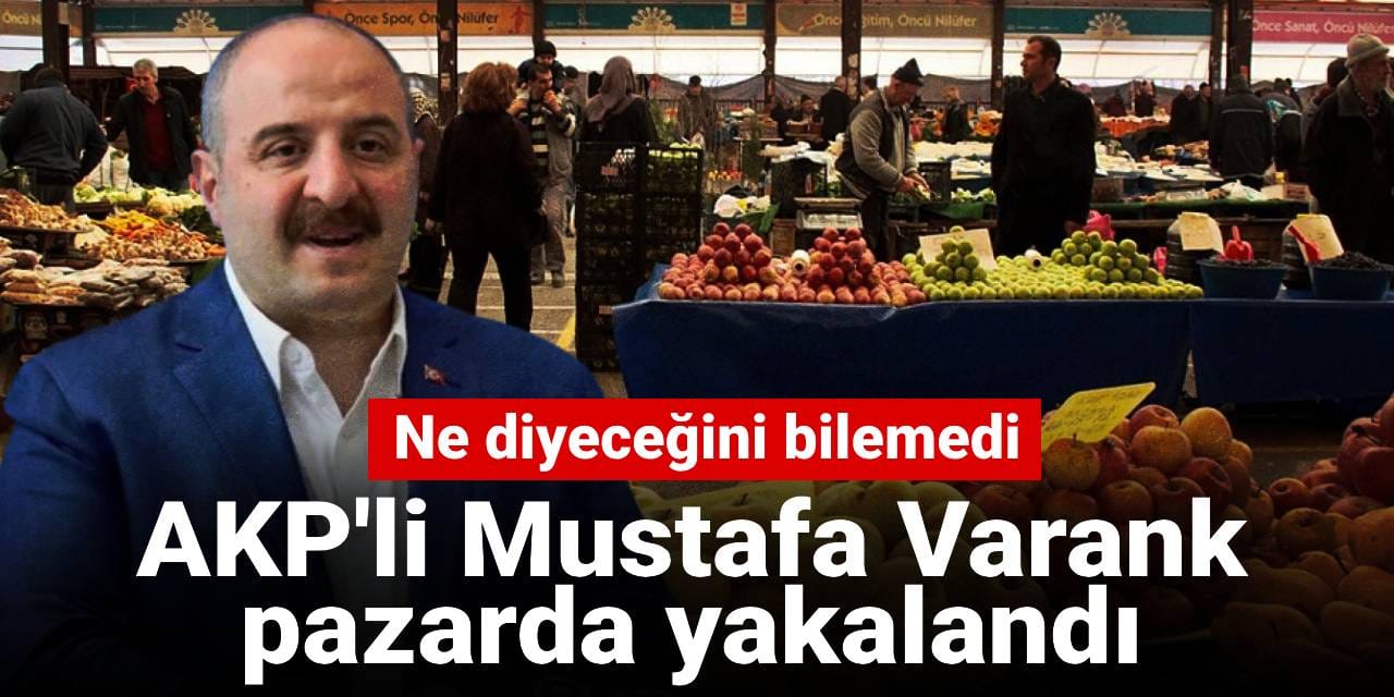 Mustafa Varank pazarda yakalandı: Ne diyeceğini bilemedi