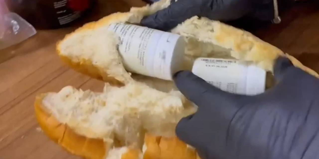 Ekmek içine gizlenmiş 6 bin adet sentetik hap ele geçirildi