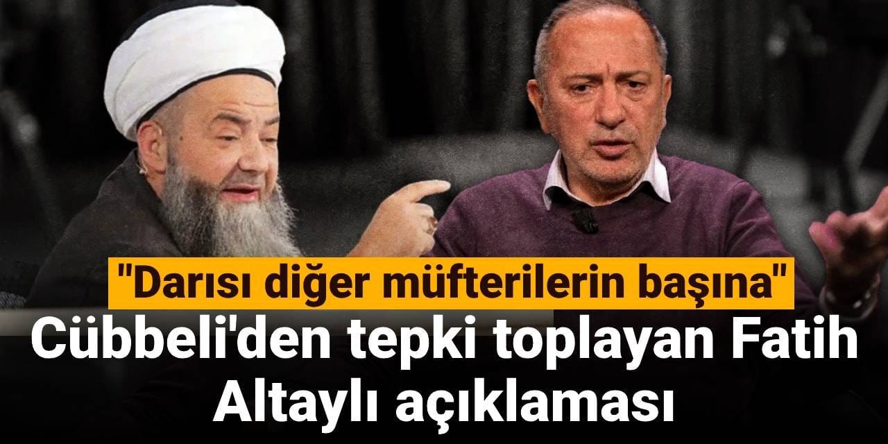 Cübbeli'den tepki toplayan Fatih Altaylı açıklaması: Darısı diğer müfterilerin başına