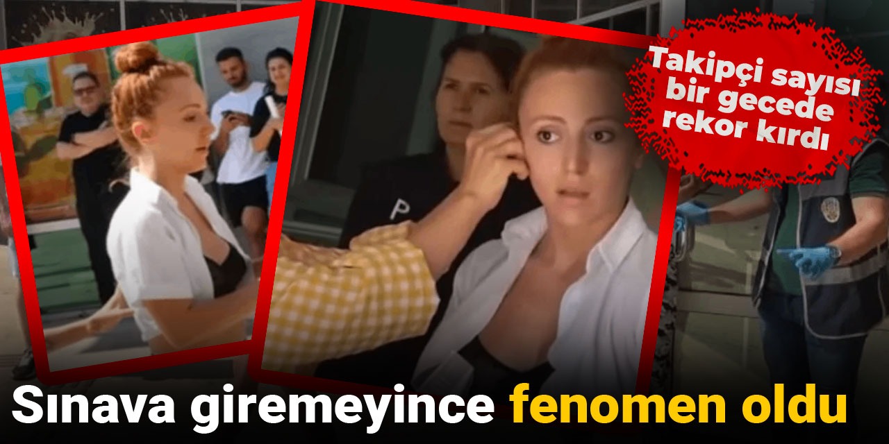 Sınava giremeyince fenomen oldu: Takipçi sayısı bir gecede rekor kırdı