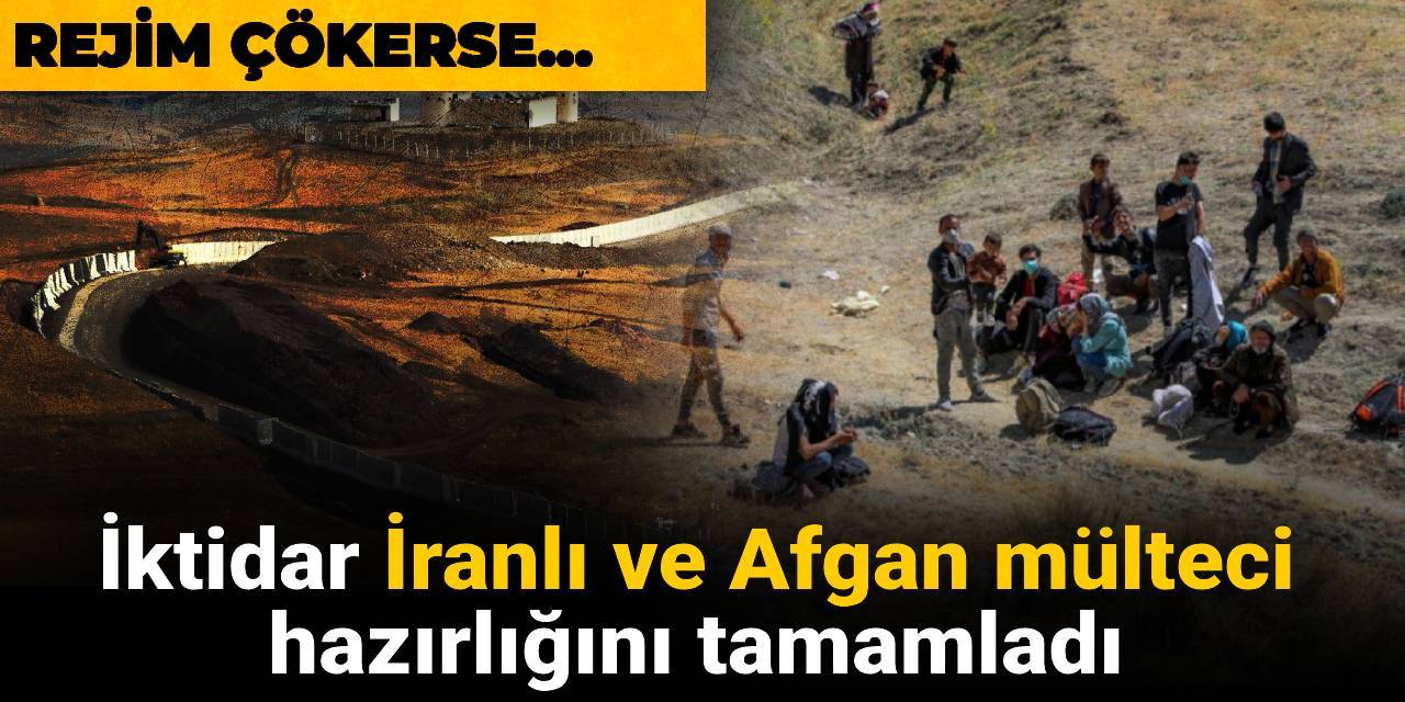 İktidar İranlı ve Afgan mülteci hazırlığını tamamladı: Rejim çökerse...