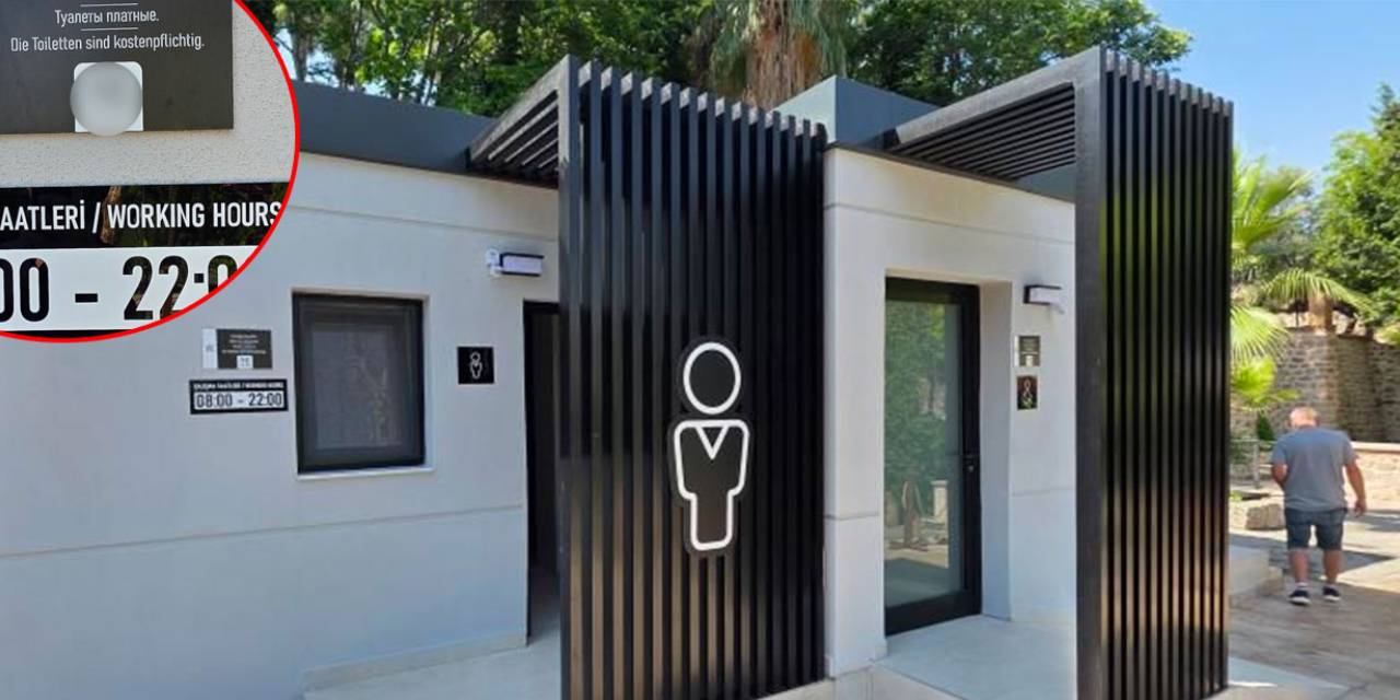 Antalya'da tuvalet 1 Euro oldu! Türk Lirası olan giremez