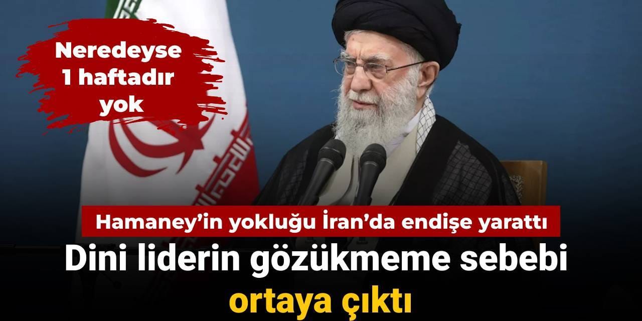 Yokluğu İran’da endişe yaratmıştı: Hamaney’in gözükmeme sebebi ortaya çıktı