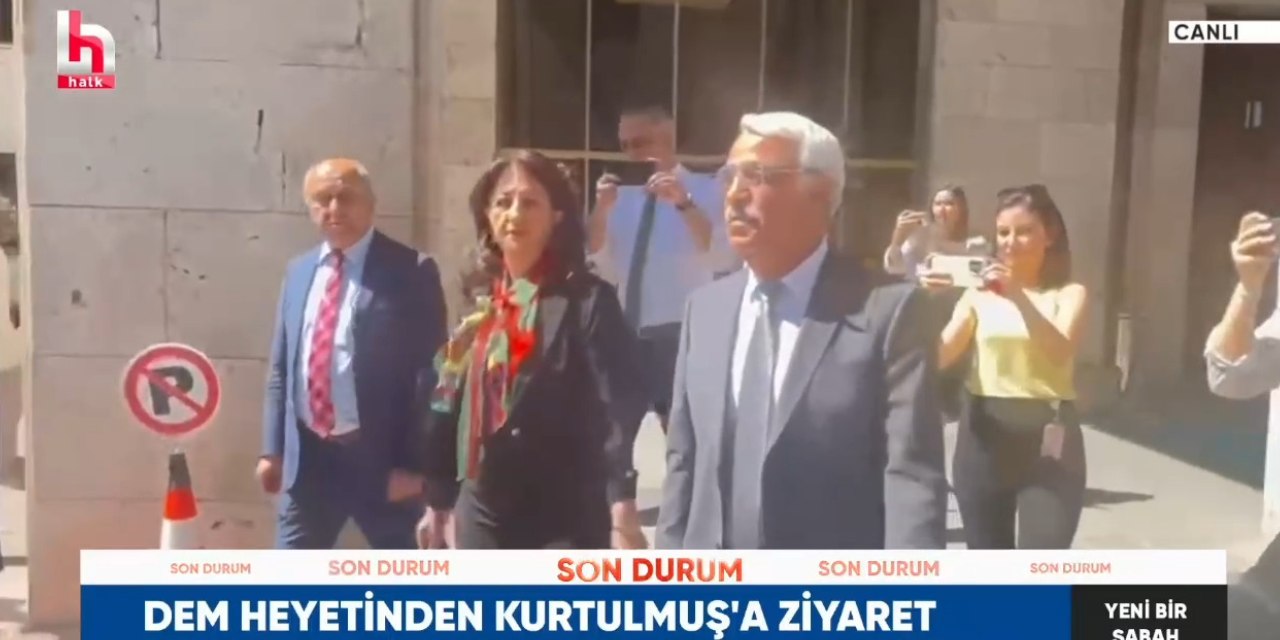 İmralı Heyeti'nden Kurtulmuş'a komisyon ziyareti