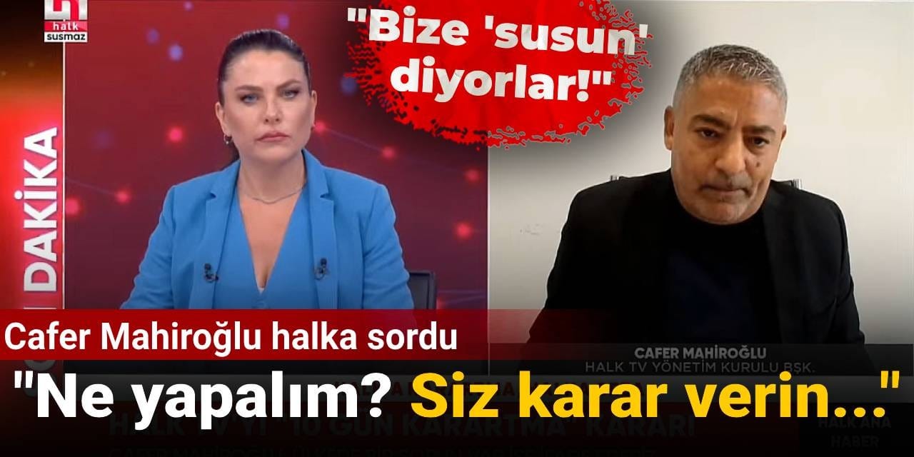 Cafer Mahiroğlu halka sordu: Ne yapalım, siz karar verin