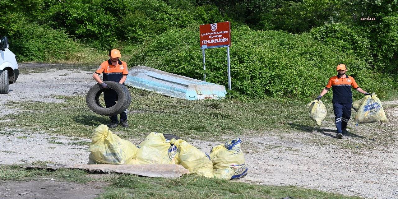 İstanbul'un barajlarından tonlarca pislik çıktı
