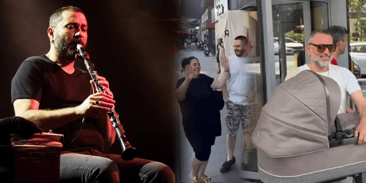 Ünlü klarnetçinin ailesine yeni bir üye daha: Hastane önünde davul zurna şov!