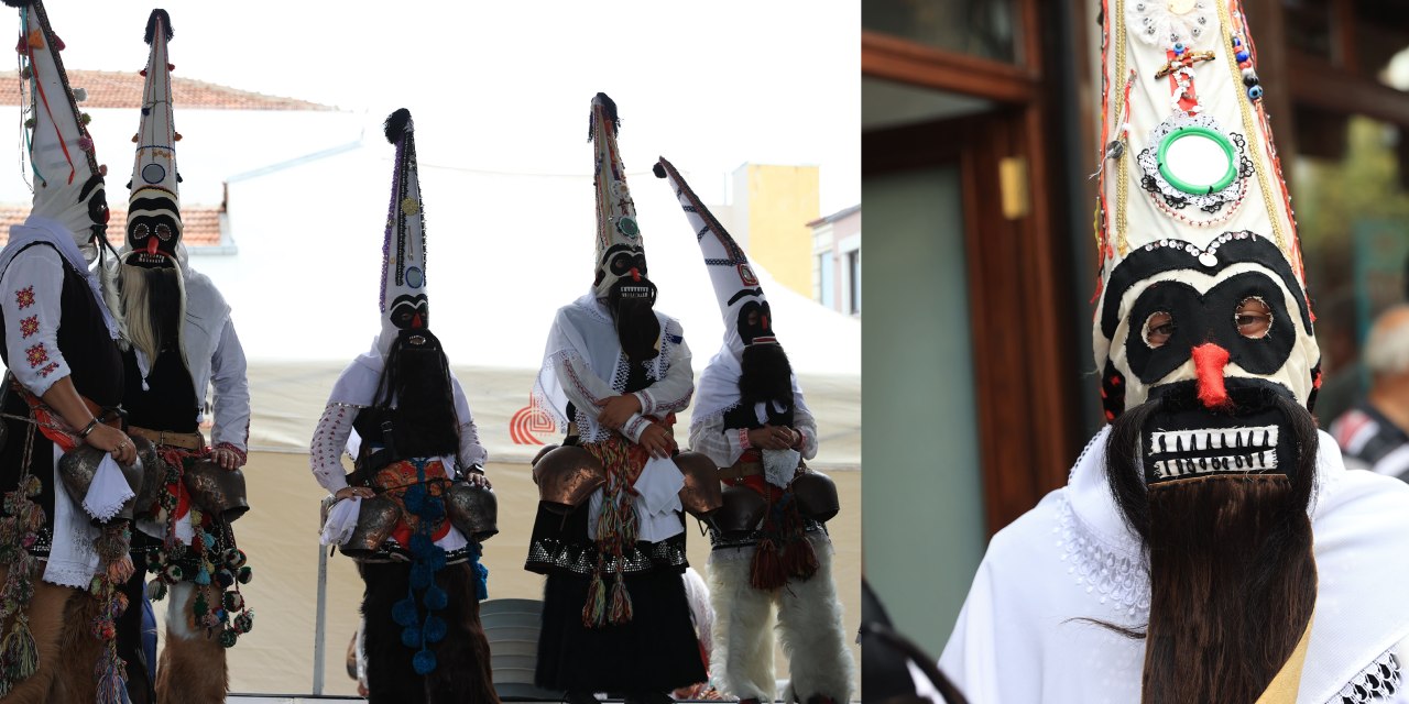 Edirne sokaklarında maskeli dans! Kötü ruhlar 'kukerle' kovuldu