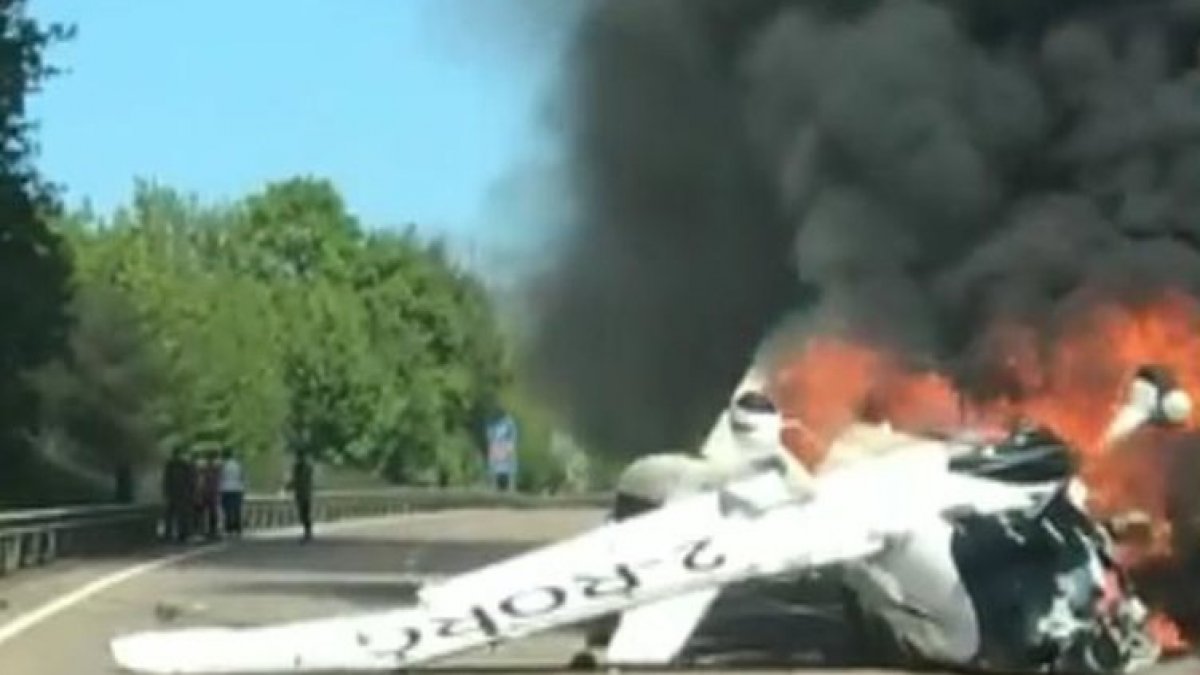 ABD'de uçak düştü: 9 ölü
