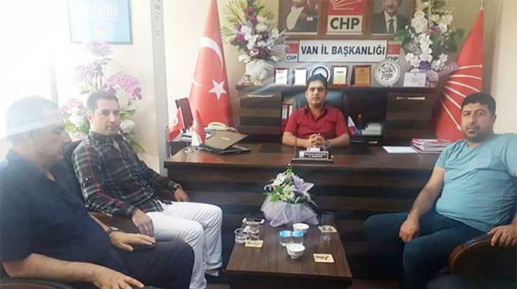 ANAP Genel sekreteri Harun Çakı, CHP İl Başkanı Mehmet Kurukcu’yu ziyaret etti