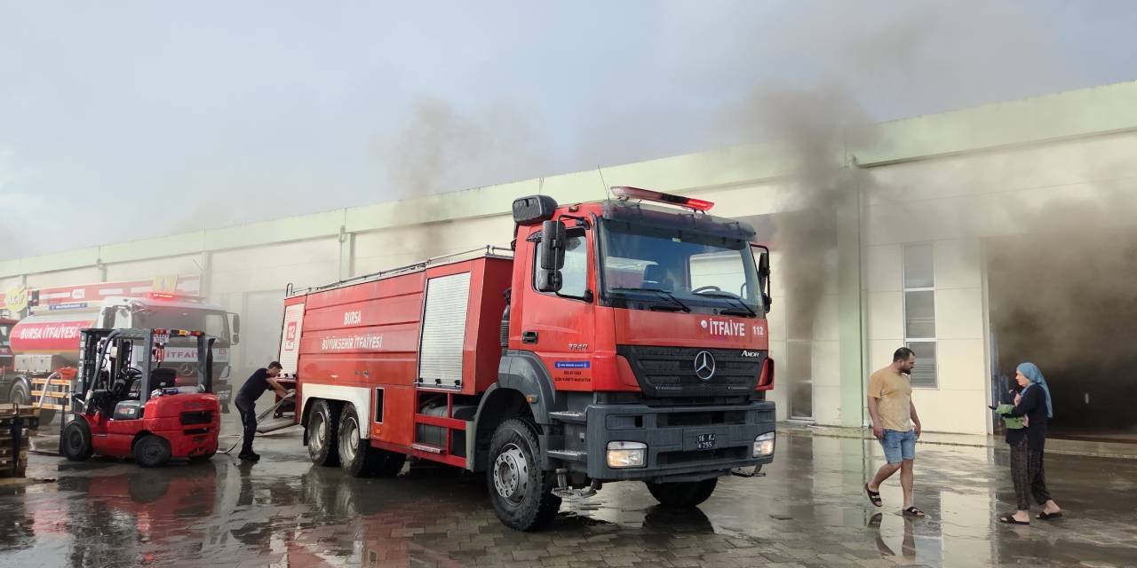 Zeytin tesisindeki yangın söndürüldü: Çıkış nedeni araştırılıyor