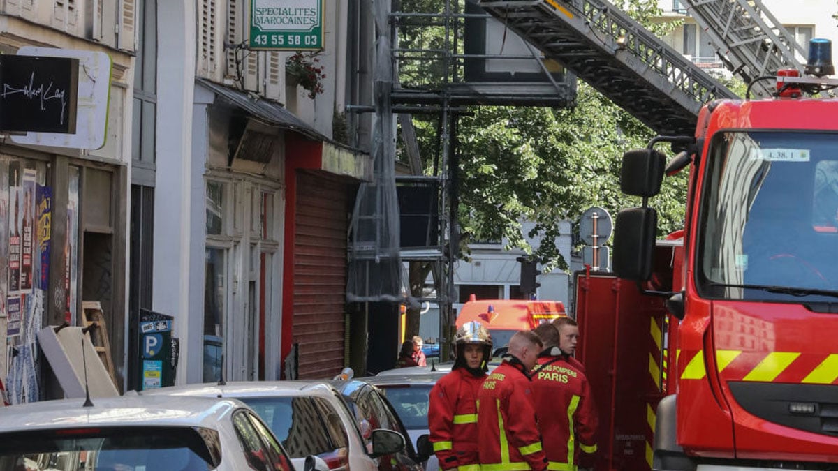 Paris'te yangın: 3 kişi yaşamını yitirdi