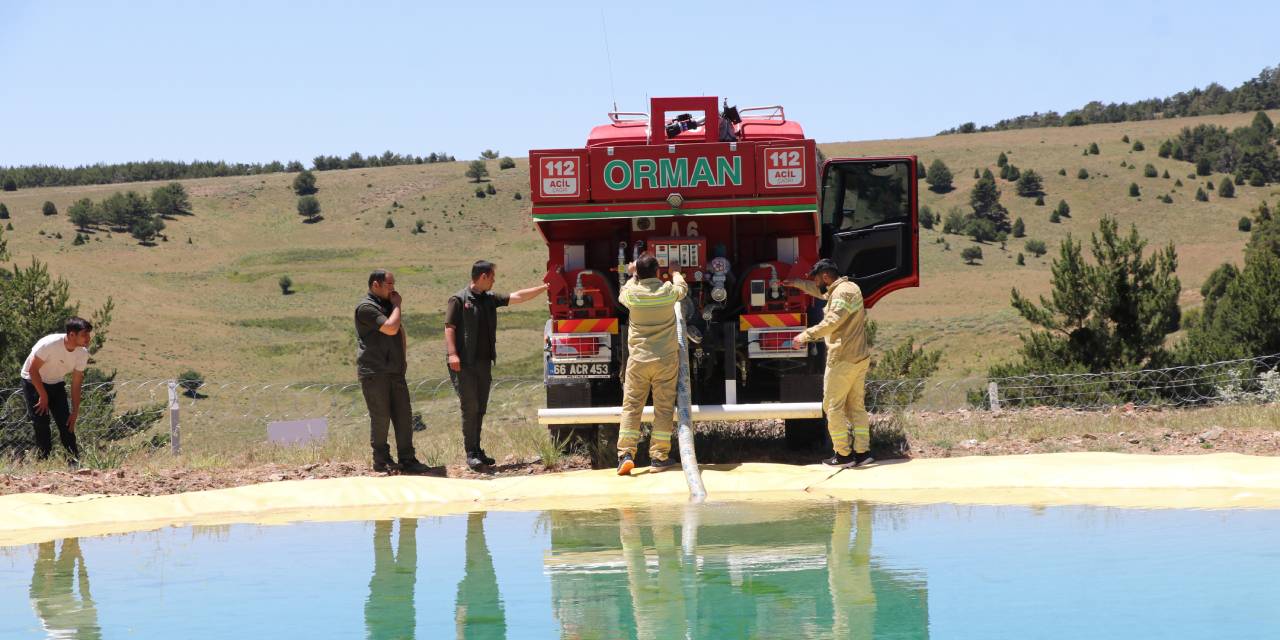 Su toplama çukurlarıyla orman yangınlarına müdahale kolaylaşıyor