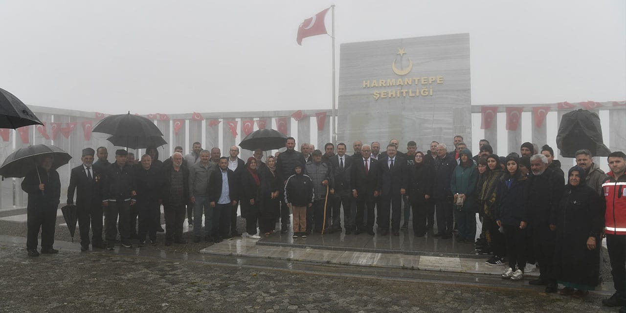 Harmantepe şehitleri için anma töreni