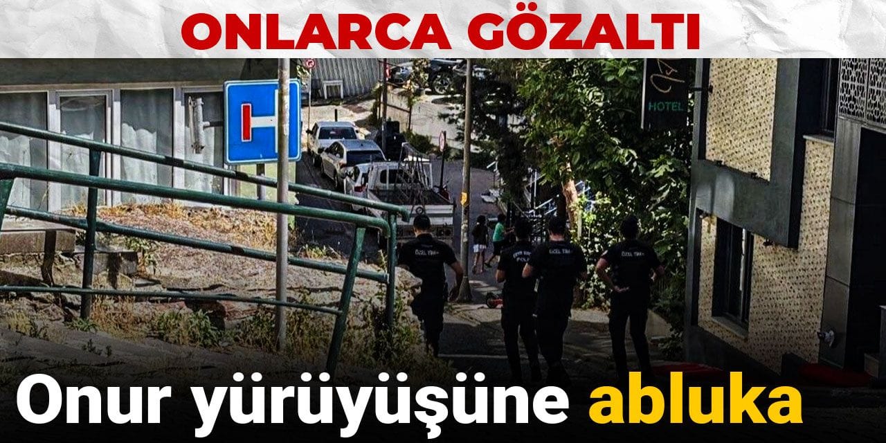 Onur yürüyüşüne abluka: Polis müdahale etti, gözaltılar var!