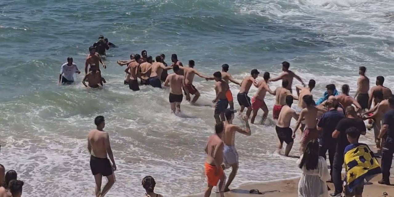 Yasağa rağmen denize giren 4 kişi boğulma tehlikesi geçirdi: 1 kişi kayboldu