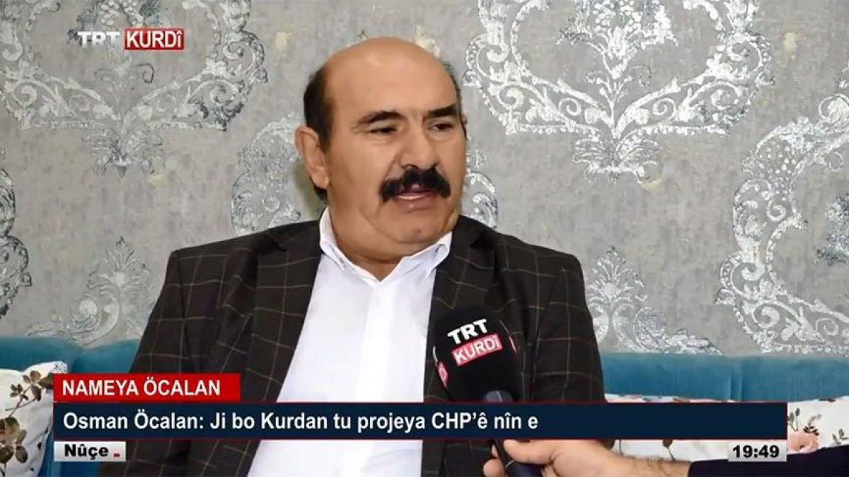 Teröristbaşı Öcalan'ın kardeşi TRT'ye çıktı
