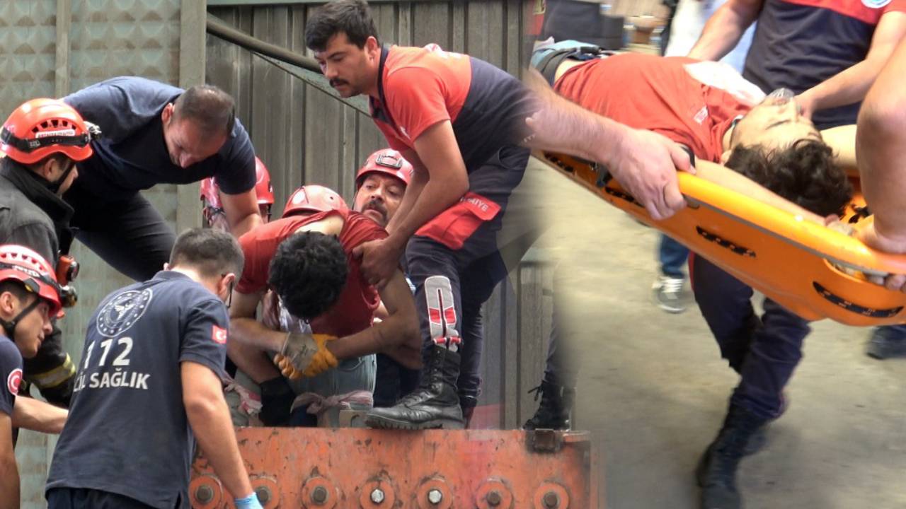 Fabrikada dehşet! İşçinin 2 bacağı koptu