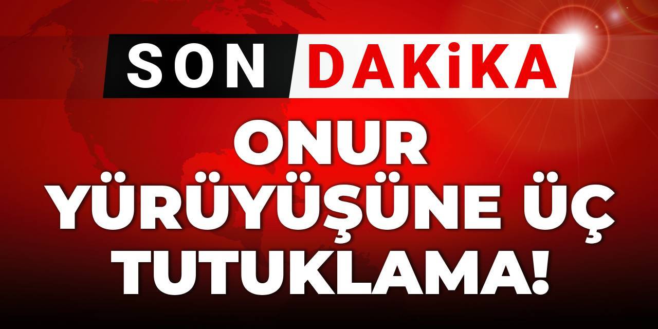 Son dakika | Onur Yürüyüşü'ne 3 tutuklama!
