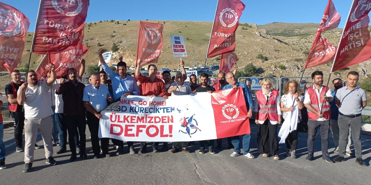 TİP üyeleri Kürecik Radar Üssü'ne yürüdü