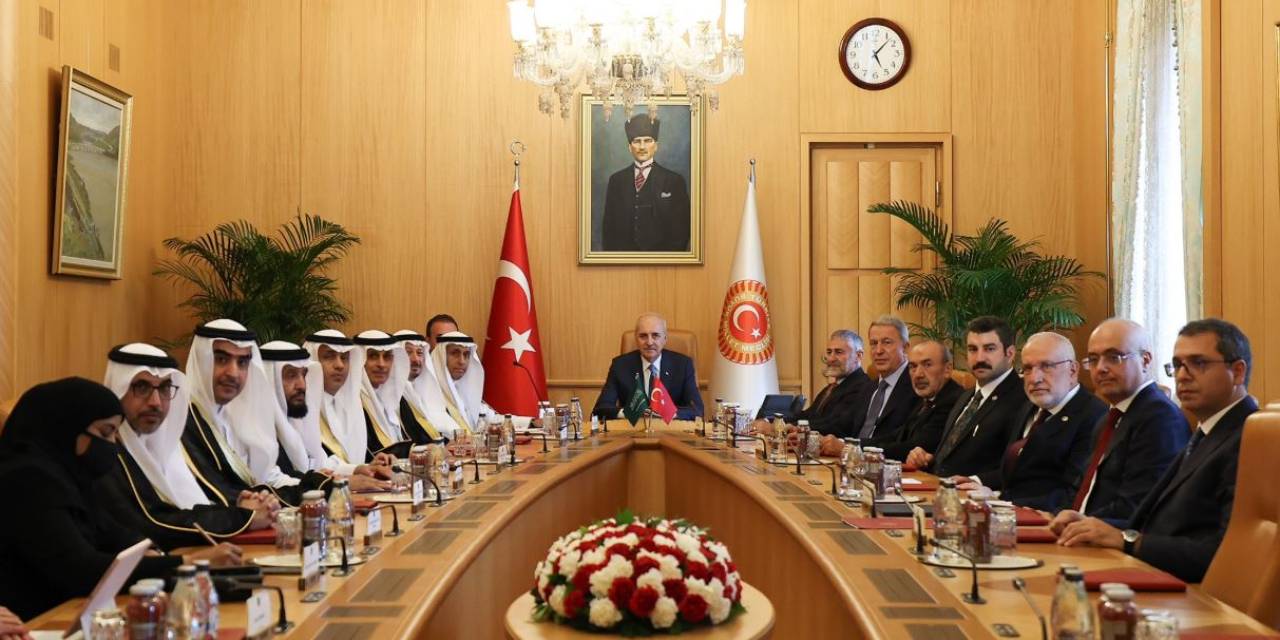 TBMM Başkanı Kurtulmuş Al-Gannas ile görüştü