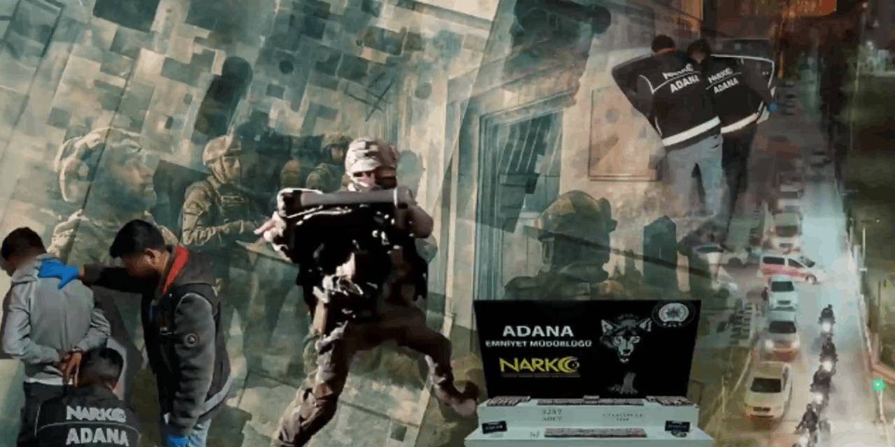 825 kilo eroin Adana'da yakalandı