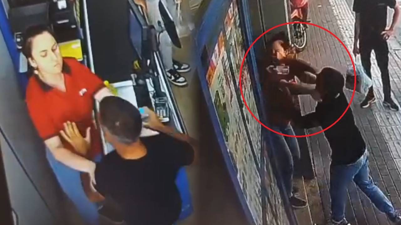 Sıra beklemek istemedi, kasiyere saldırdı!