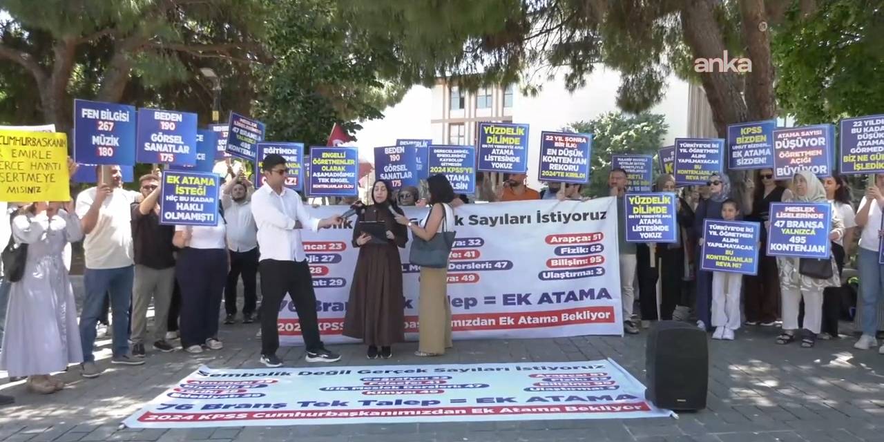 Atanmayan öğretmenler Erdoğan'a seslendi: Dünyamız başımıza yıkıldı