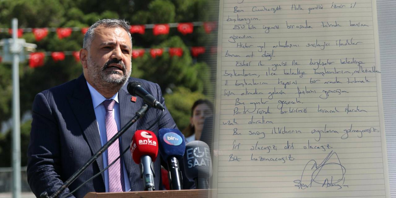 Gözaltındaki CHP İl Başkanı Aslanoğlu’ndan partililere mesaj!