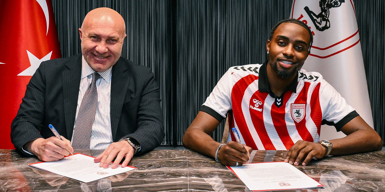 Samsunspor Makoumbou'ya imzayı attırdı: Atatürklü arma için oynayacak