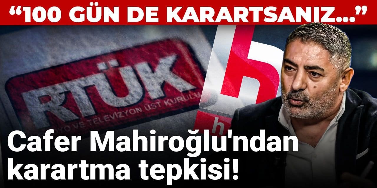 Cafer Mahiroğlu'ndan karartma tepkisi: 100 gün de karartsanız...