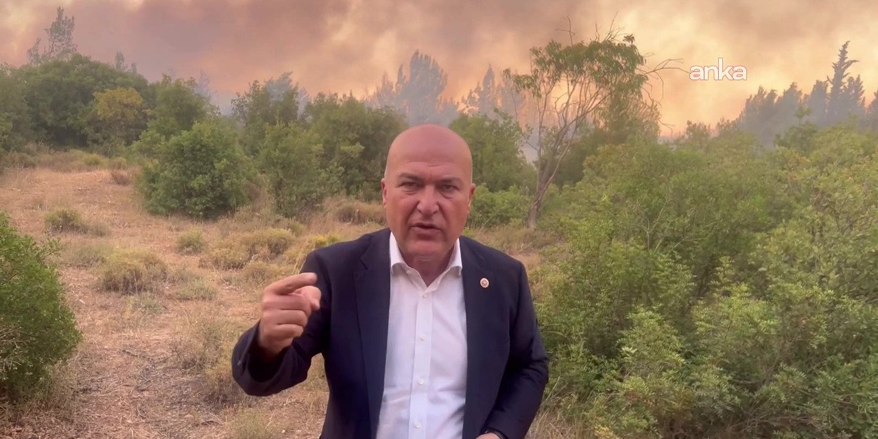 CHP'li Bakan yangının olduğu noktada: İzmir kül olmadan...