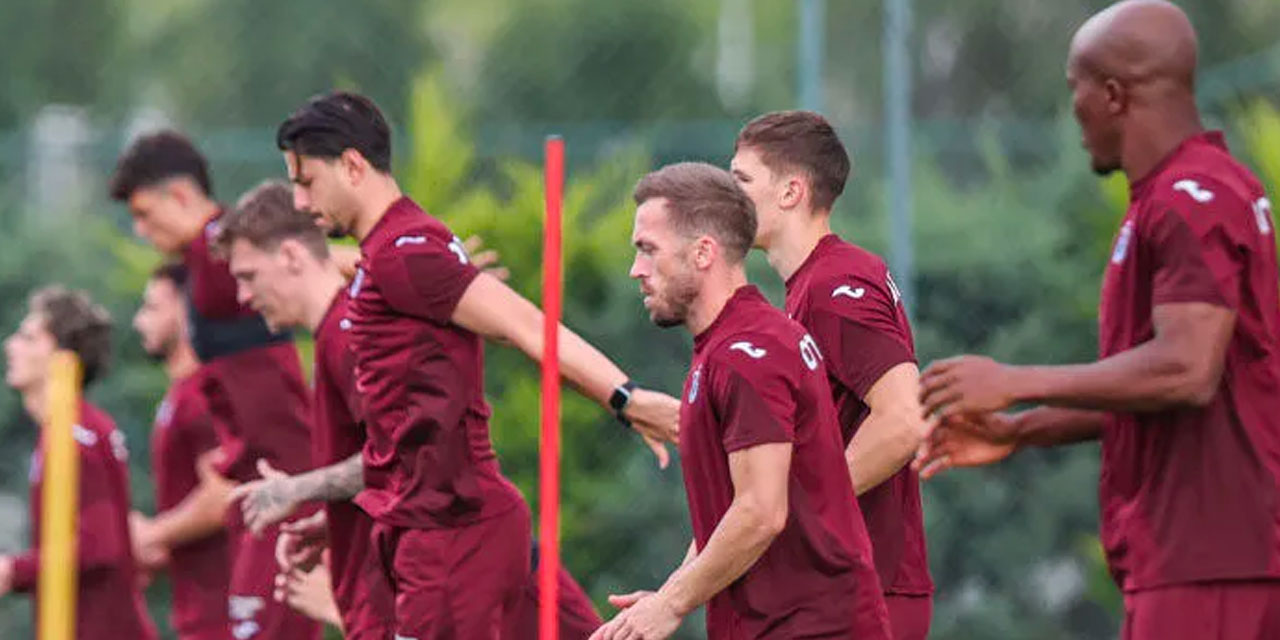 Trabzonspor antrenmanında dikkat çeken görüntü