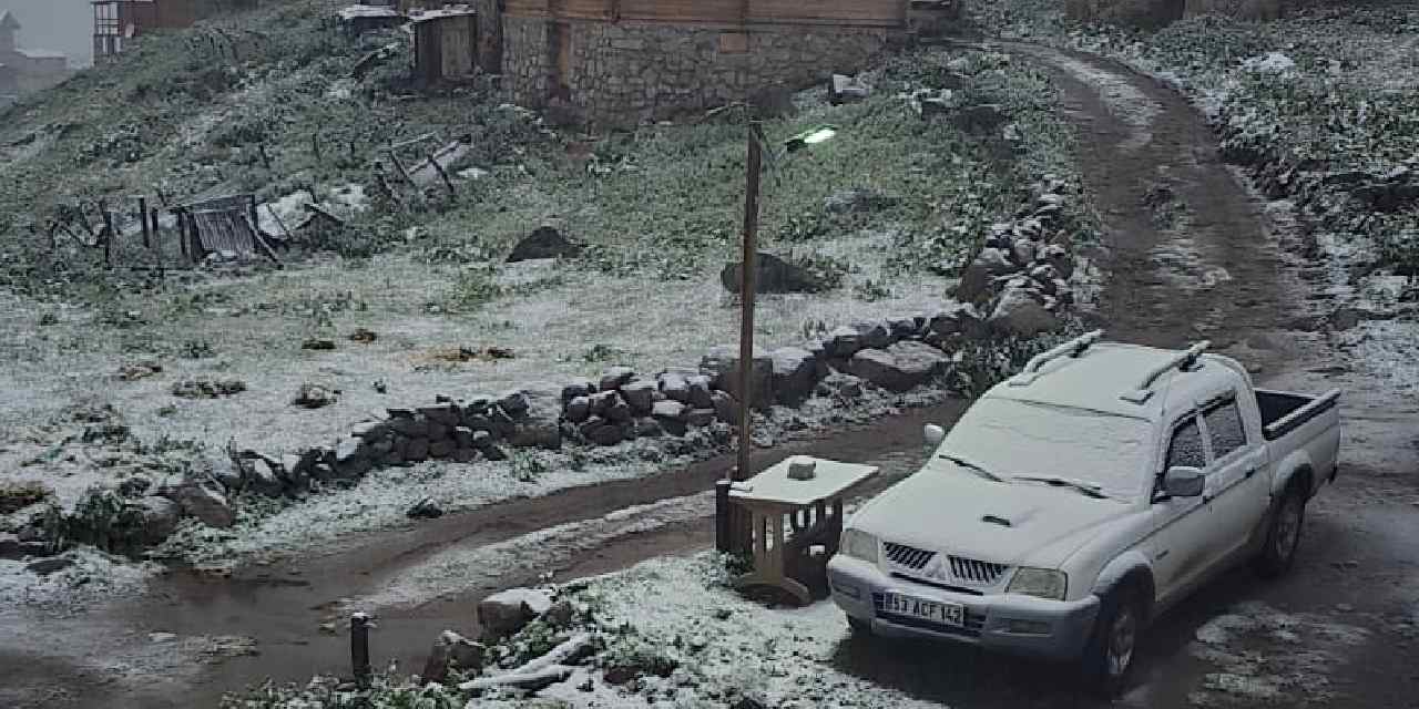 Temmuz ortasında kar sürprizi: 2 ilde etkili oldu