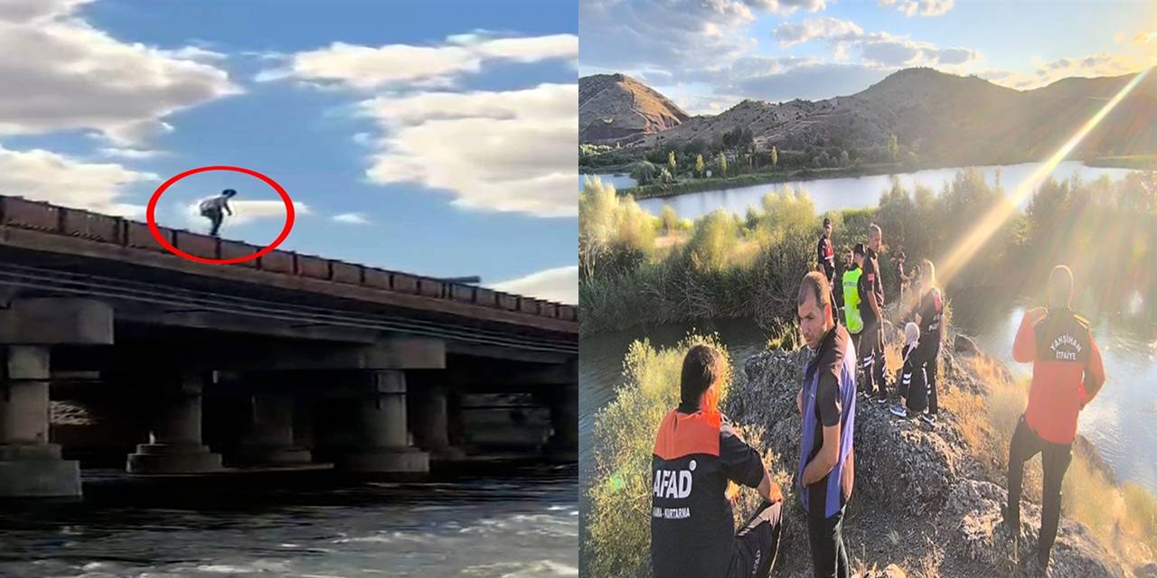 İddia için ırmağa atlayan genç kayboldu