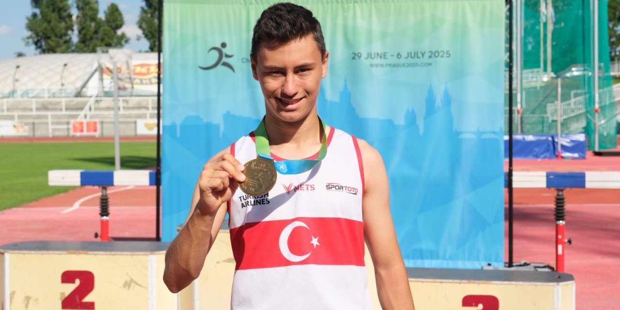 Muhammet Eren Uysal altın madalya kazandı