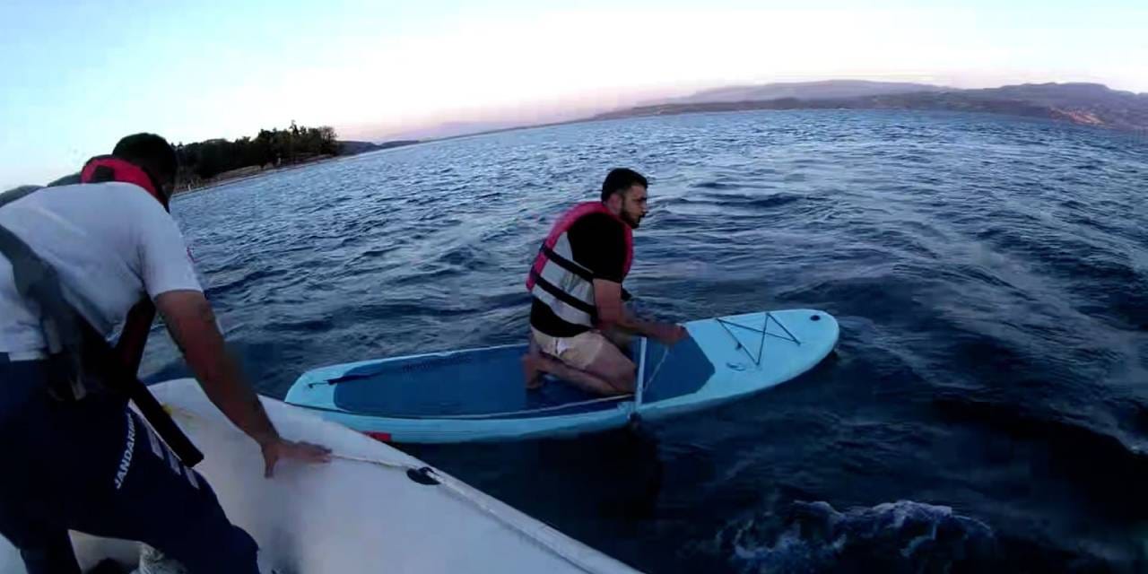 Sapanca Gölü'nde aşırı rüzgar ölümle burun buruna getirdi