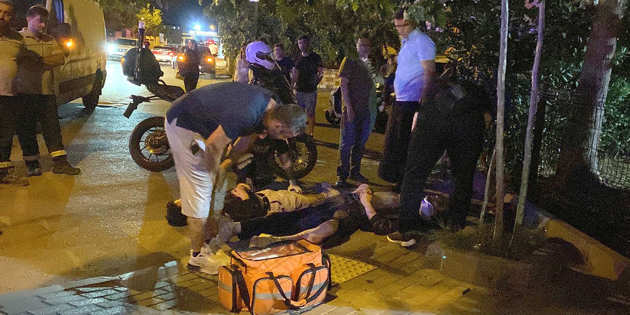 Dur ihtarına uymadı otomobille çarpıştı: 2 yaralı